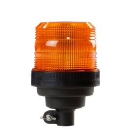 ECCO EB5016A LED SERIES SILVER R65 Flex Din Mount 12/24v Amber LED Beacon PN: EB5016A
